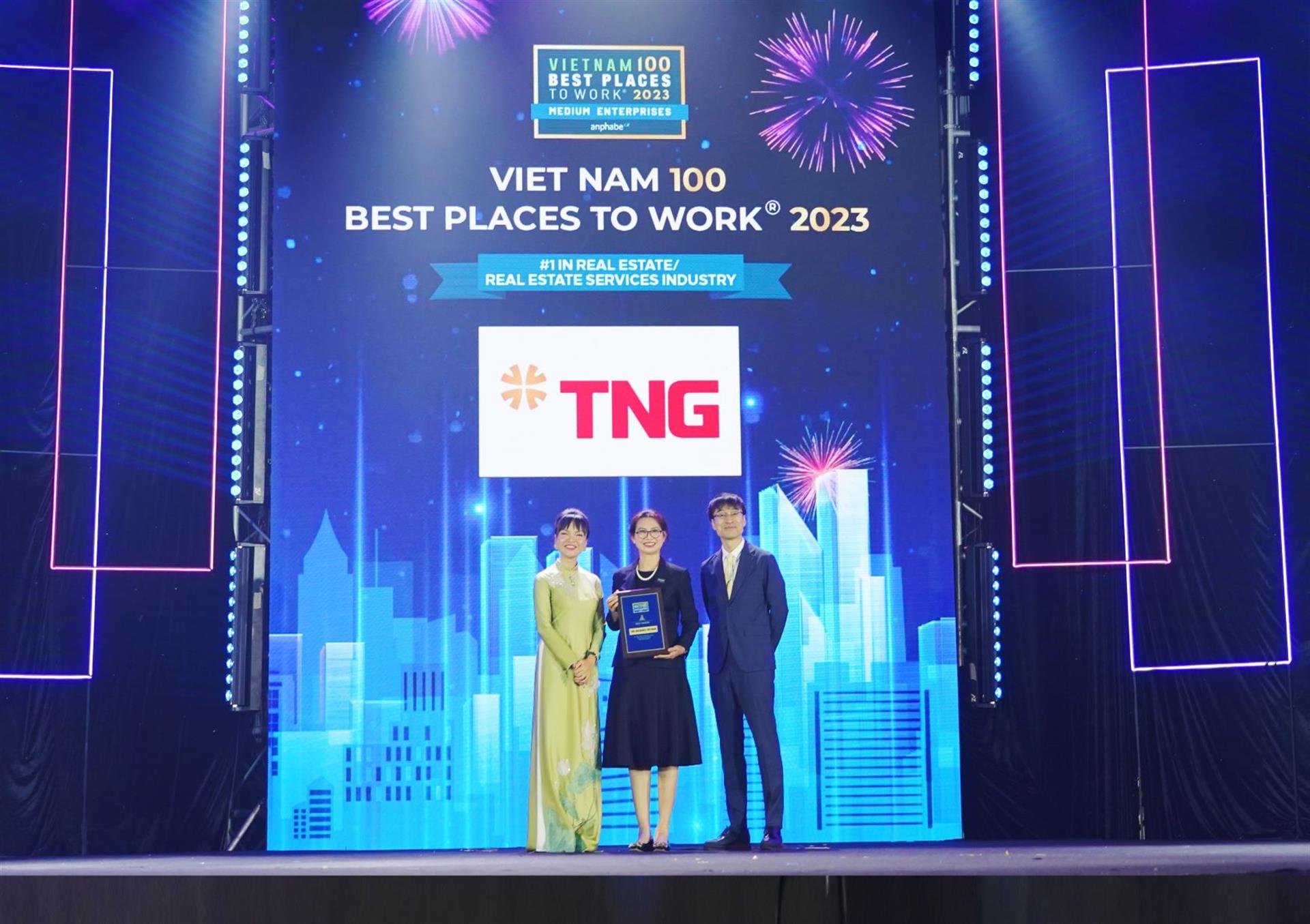 TNG Holdings Vietnam được vinh danh “Doanh nghiệp tiêu biểu có nguồn nhân lực hạnh phúc